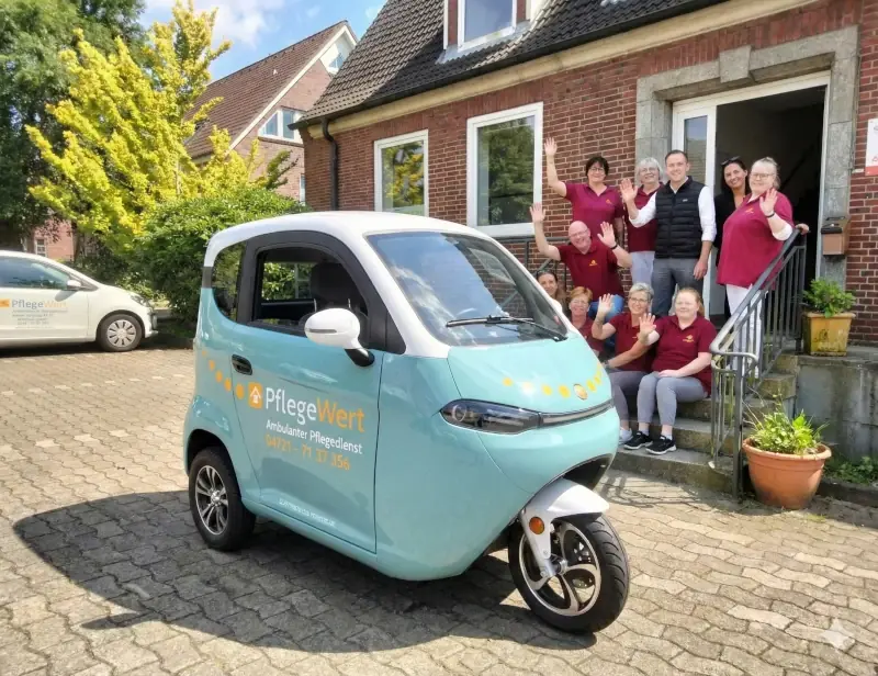 Mobil in Cuxhaven: PflegeWert versorgt Patienten zu Hause